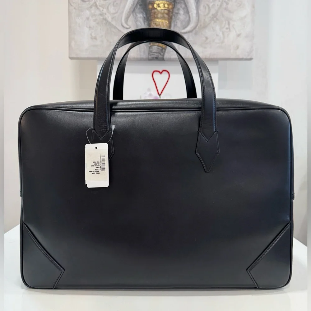 Montblanc Meisterstück Leather Duffle Bag in Black